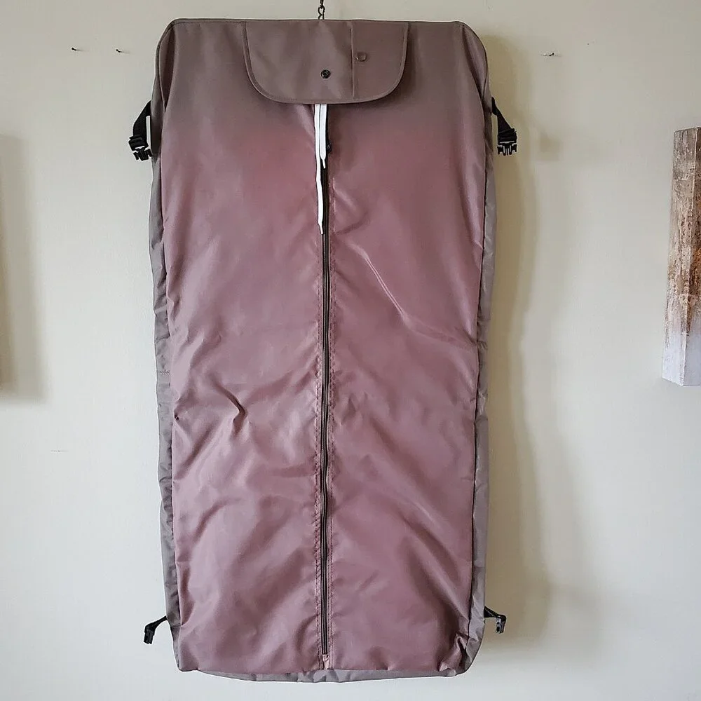 Schooner Club Tan Carry On Foldable Lightweight Garment Bag